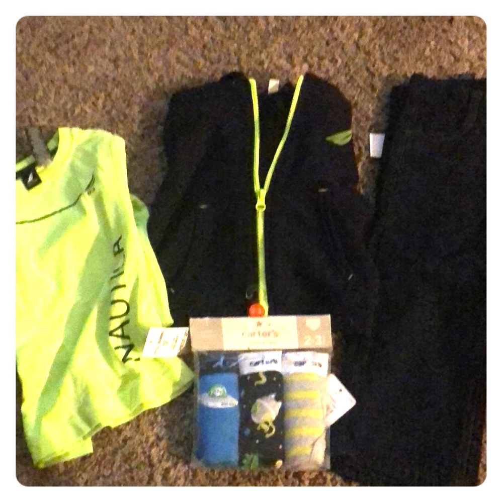 Boys 3t Nautica  outfit and underwear.